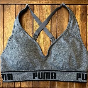 PUMA Women's Gray Sports Bra